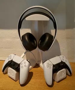 PS5 Dual controller and headset stand