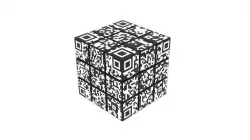 QR Code Rubiks Cube 3D model