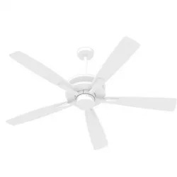 Quorum Villa   Studio White Transitional Ceiling Fan 3D model