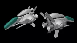 R-Type - Rwf-9A Arrowhead - Fighter unit 3D model