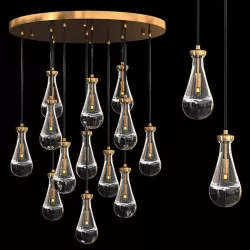 RAIN-ROUND-CHANDELIER-36 3D model