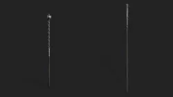 Realistic Medieval Flails Low-poly 3D model