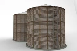 silo  silage 3D model