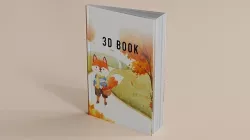 Soft Cover Book 3D model