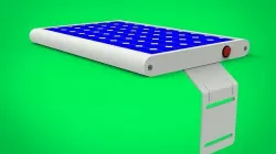 Solar street lights 3D model
