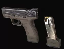 Springfield Armory XD MOD2 Handgun Low-poly 3D model