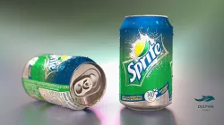 Sprite Can Low-poly 3D model