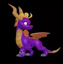 Spyro Dragon Crash on the Run Low-poly 3D model