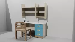 Study Table for Kids 3D model