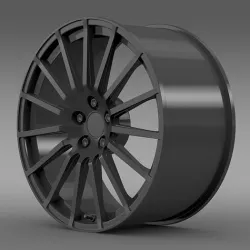 Subaru BRZ STI rim 3D model
