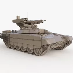 Tank Terminator BMP 72 Clay 3D model