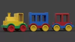 Toy Train 3D model