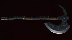 two-handed medieval axe 3D model