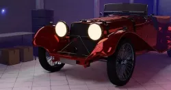Vintage Car Shot - Blender Low-poly 3d Model Low-poly 3D model