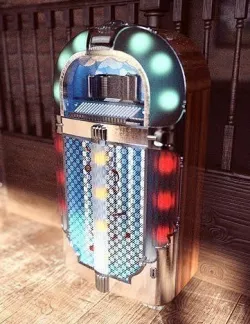 Vintage Jukebox 3D model