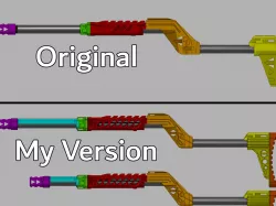 VR Gunstock For Quest 2 (Sanlaki remix) Hardware Store Pipes Compatible (With STEP/f3d Files!)