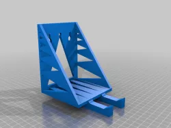 Wall shelf with razor tray