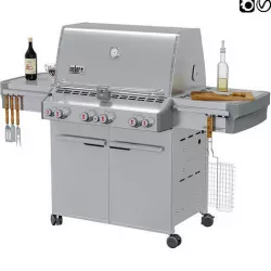 Weber Summit S-470 gas grill 3D model