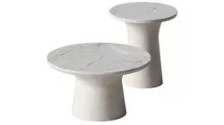 West Elm - Marble Topped Pedestal - coffee tables 3D model