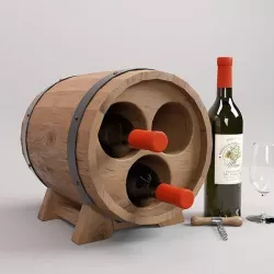 Wine Rack 3D  Wine Shelf  B-1 3D model
