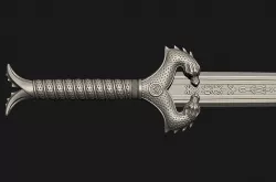 Wonder Woman God Killer Sword 3D model