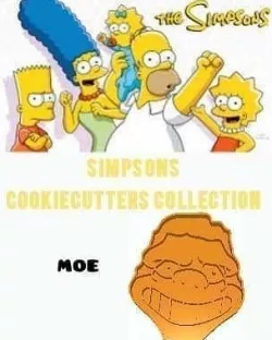 Wonderful Simpsons Character Moe Szyslak Cookie Cutter  3D model