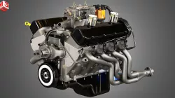 427 Engine - V8 Muscle Car Engine  3D model