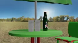 7UP Bottle  Low-poly 3D model
