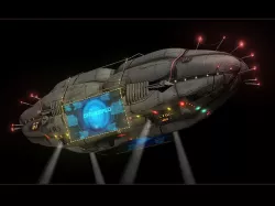 Add Blimp Low-poly 3D model