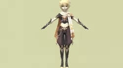 Aether Genshin Impact 3D model