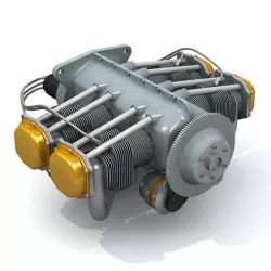 Aircraft Engine 3D model