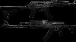 AKM Tactical Low-poly 3D model