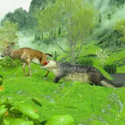 Alligator Attack 3D model