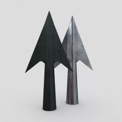 Arrowhead 2 Low-poly 3D model
