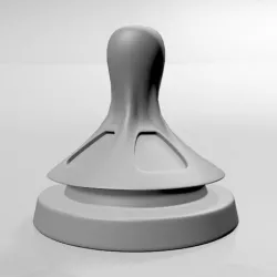 Baby Bottle Nipple 02 3D model