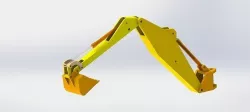 backhoe 3D model