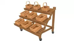 Bakery Stand 3D model