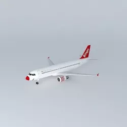 Bingo Airways Airbus A320 200 3D model