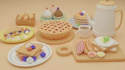 Breakfast 3D model