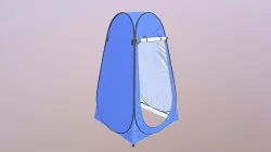 Camping Toilet Tent 3D model