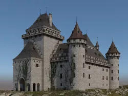 Castle 3D model