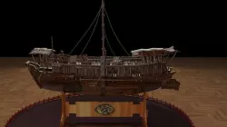Chinese junk boat 3D model