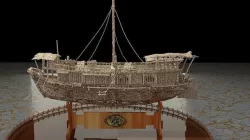 Chinese junk boat 3D model