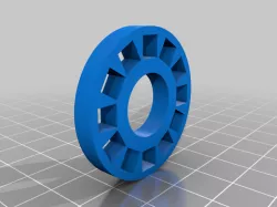 Circular Halbach Array 6 pole (12 magnets) for 5mm cube magnets