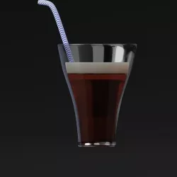 Coke Glass 3D model