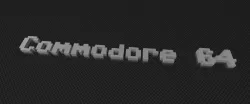 Commodore 64 font letters and symbols