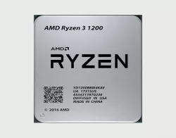 CPU AMD Ryzen 3 1200 Low-poly 3D model