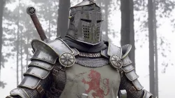 Crusader Low-poly 3D model