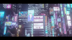 Cyberpunk Street Signs 3D model