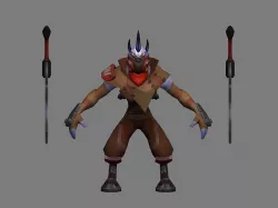 Delta monster monster role 3D model